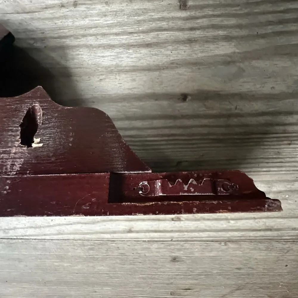 Vintage Solid Wood Wall Shelf Display Ledge Colonial Federal Traditional Decor